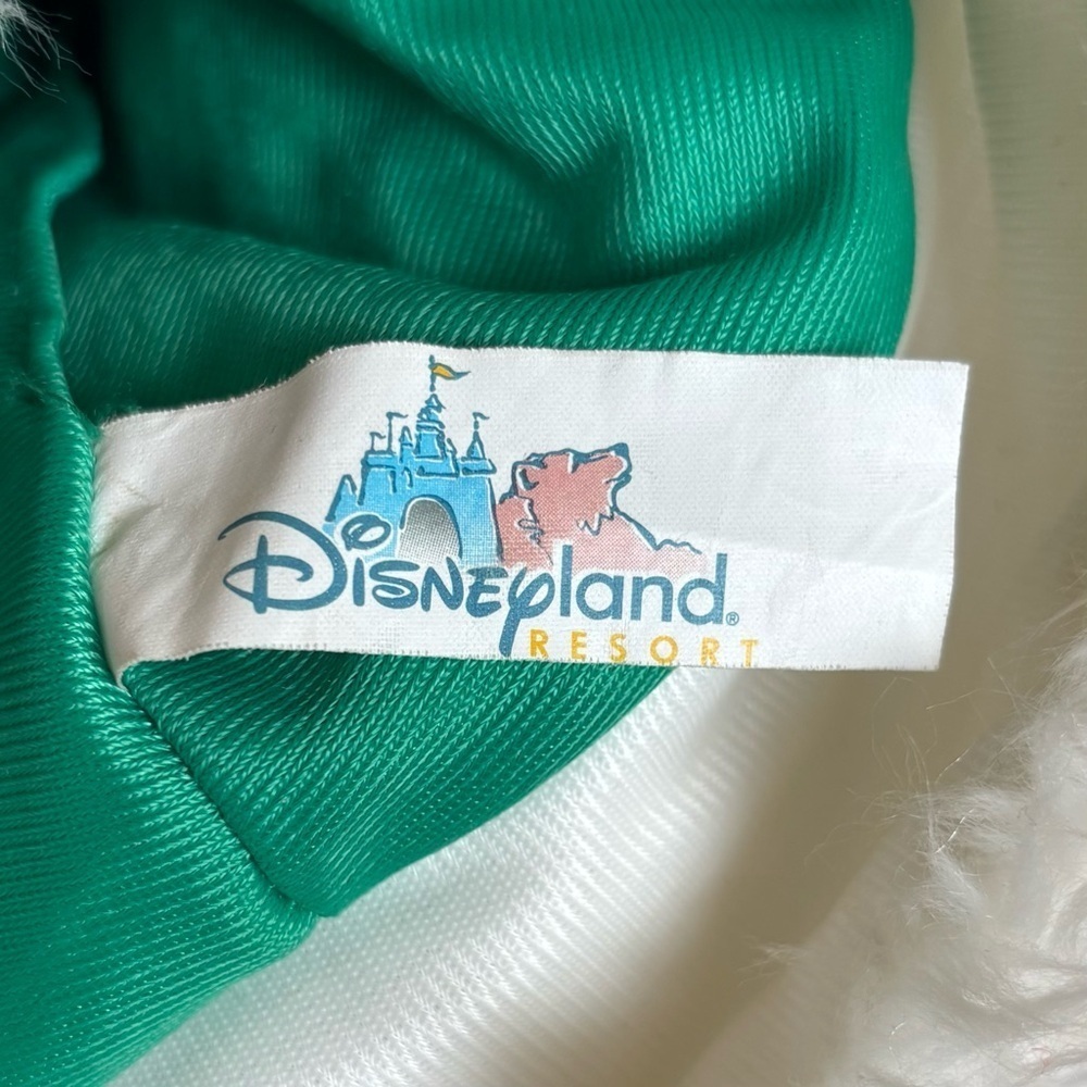 Vintage Rare Disney Disneyland Resort Green Christmas Tree Hat *missing Donald - Picture 6 of 16